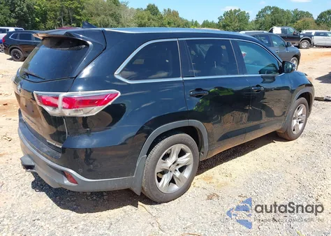 2015 Toyota Highlander Limited Platinum V6 from USA, damaged, VIN 5TDDKRFH1FS073557